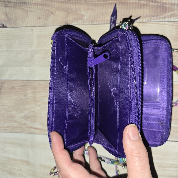 Vera Bradley Purple Paisley Crossbody Bag - Picture 5 of 5